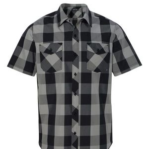 MEN'S BUFFALO PLAID SHORT SLEEVE SHIRT